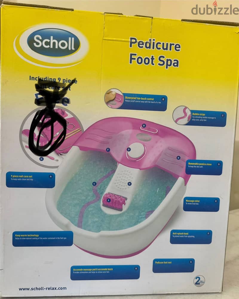 Scholl Pedicure Foot Spa 3