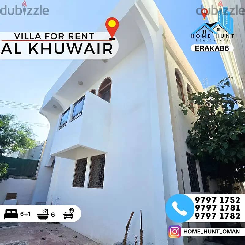 AL KHUWAIR | CLASSIC 6+1 BEDROOM VILLA FOR RENT 0