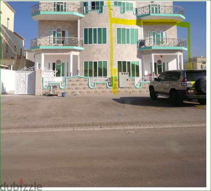 2 Bedroom Gr. Floor Portion Villa near beach School ,Clinic  Mawalah 17