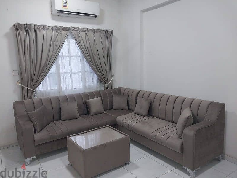 Alkhuwer 1bhk fully furnished including bill بالخوير غرفه وصاله مفروش 11