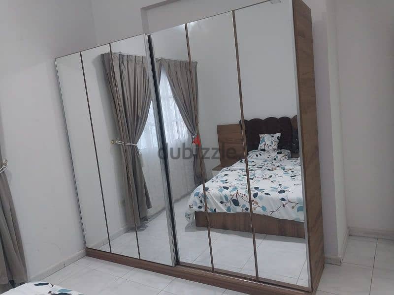 Alkhuwer 1bhk fully furnished including bill بالخوير غرفه وصاله مفروش 12