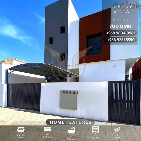 BOWSHAR AL MUNA | LUXURIOUS 4+1 BR VILLA FOR RENT 0