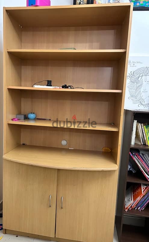 cupboard / Book shelf with storage 1