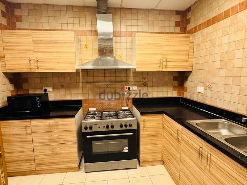 Fully furnished 2 bedroom apartment with allfor rent in Rowda Al Qurum 14