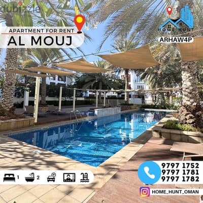 AL MOUJ | MODERN 1BHK APARTMENT FOR RENT - UNFURNISHED