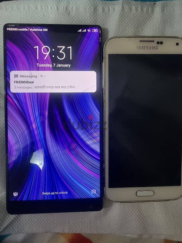 mi mix + Samsung s5 4