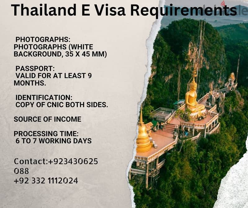 Thai E visa for Pakistan 0