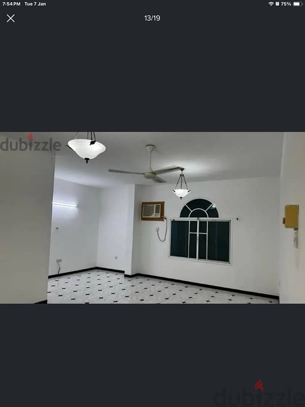 a big 1 bhk flat near church Pakistan school Kim’s hospital  darsait 7