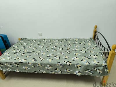 Single Bed and Mattress