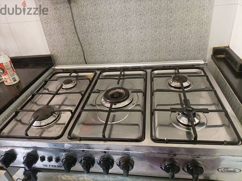 5 Burner cooking range 3