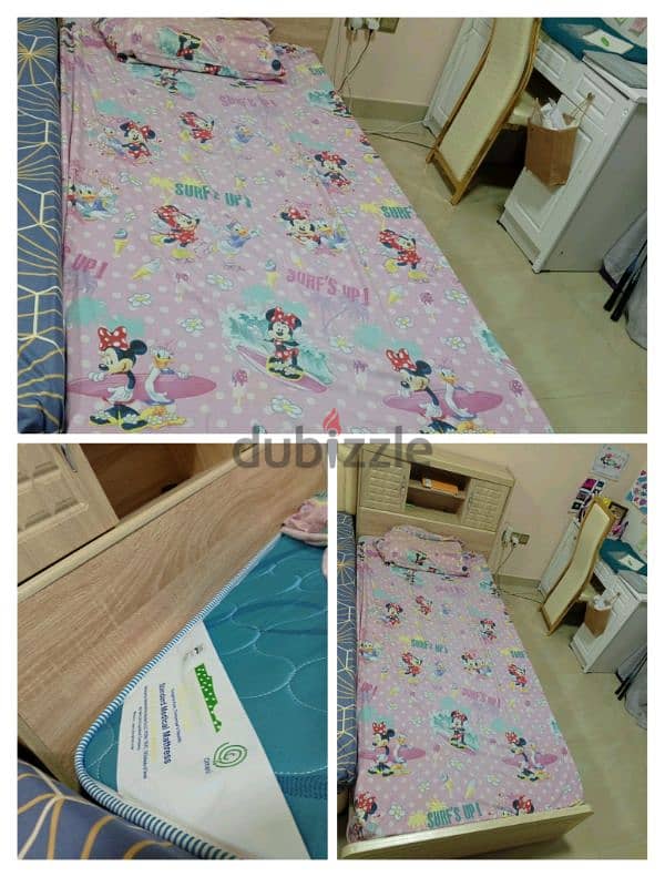 Single Bed with medical matress 3