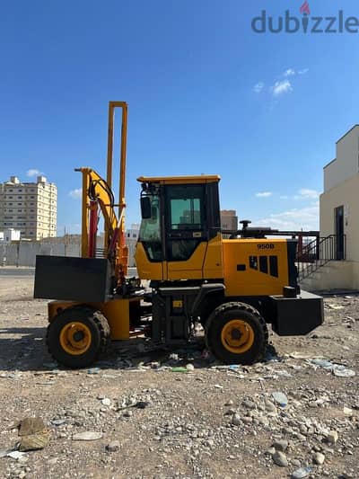 Pile driver machine 2024 for Guardrail installation