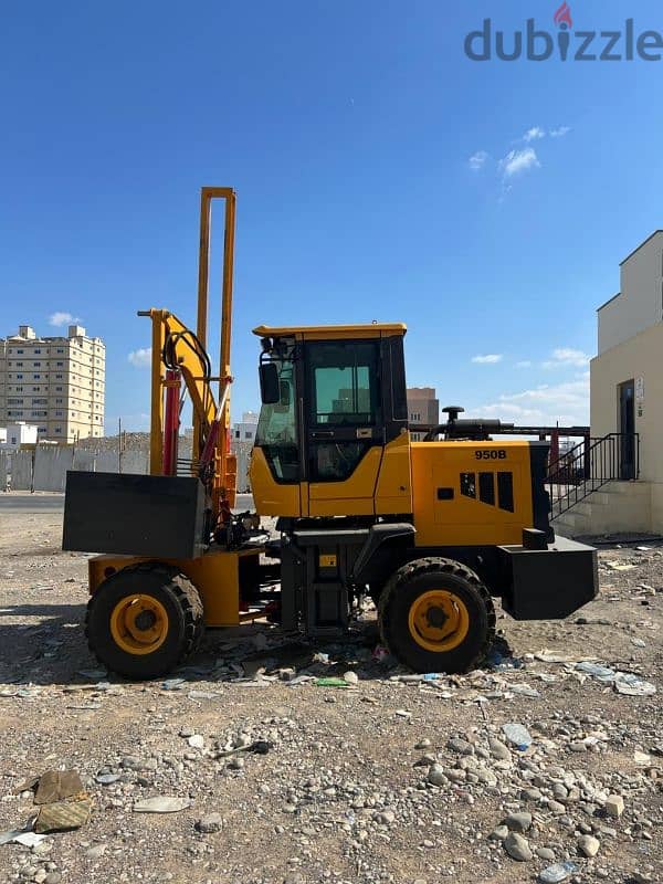 Pile driver machine 2024 for Guardrail installation 0