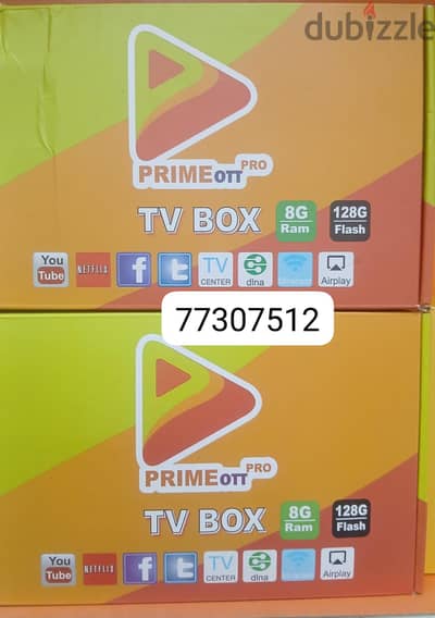 Prime Tv Box with One year subscription