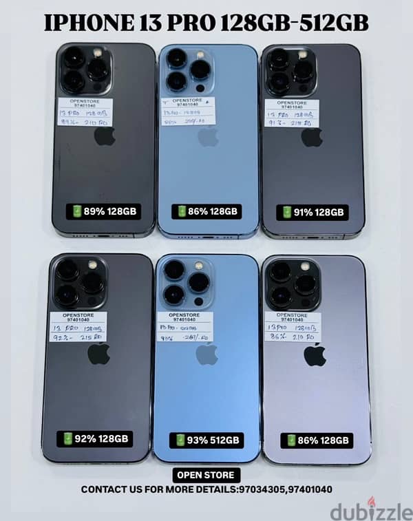 Iphone 13 pro 128Gb Good condition No issues- Nice phones 0