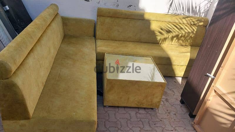 sofa set 3 piece two tables 3