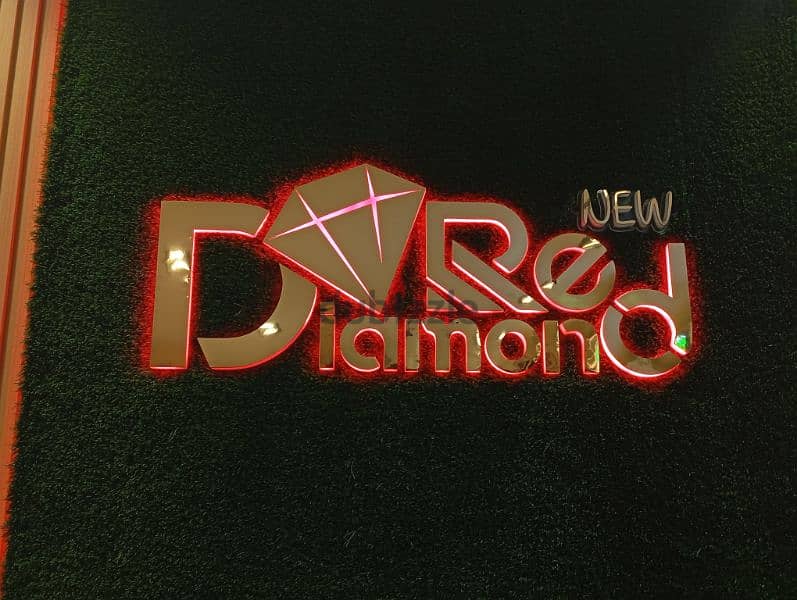 3D sign board logo 2