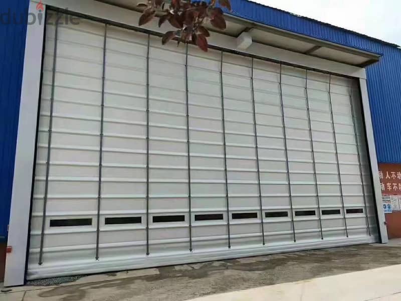 Double Skin Aluminum or Galvanized Rolling Shutter with Small Door 2