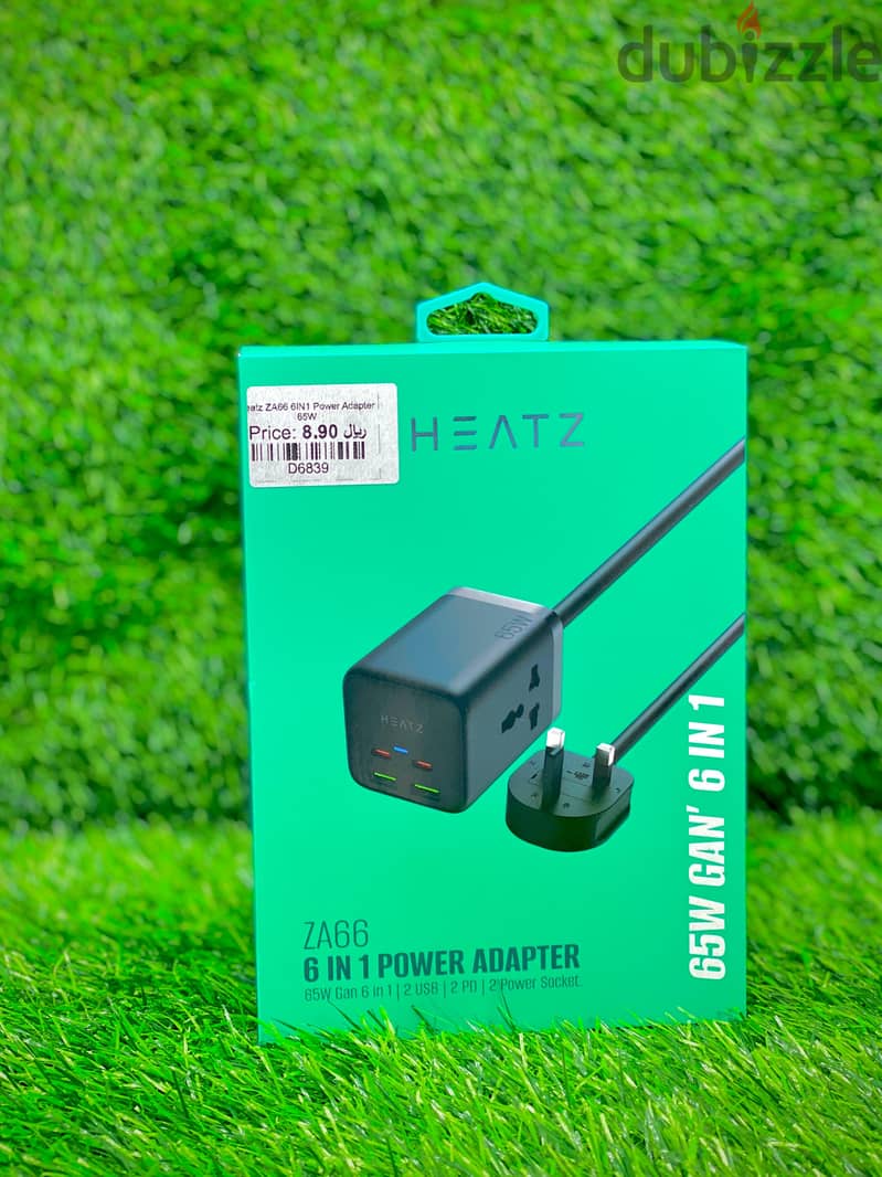 HEATZ ZA 6 IN 1 POWER ADAPTER , 1