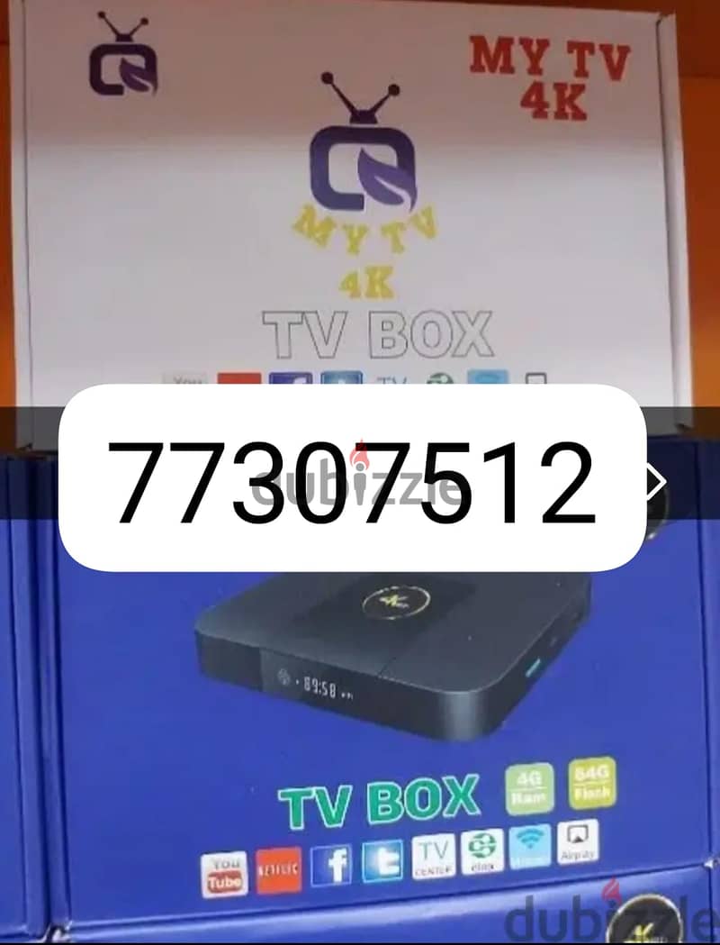 New Tv Box with one Year Ip_Tv subscription 0