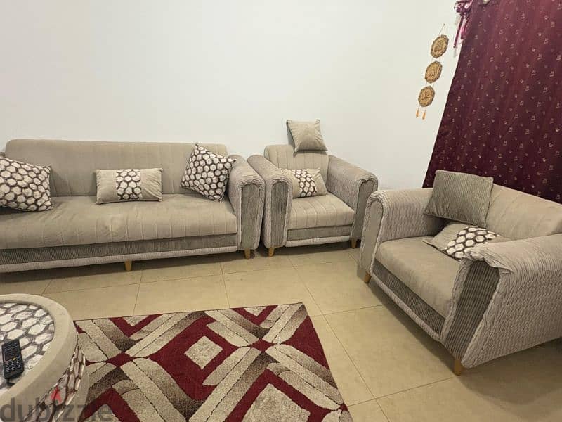 sofa 5 seater (3+1+1) with Ottoman 0