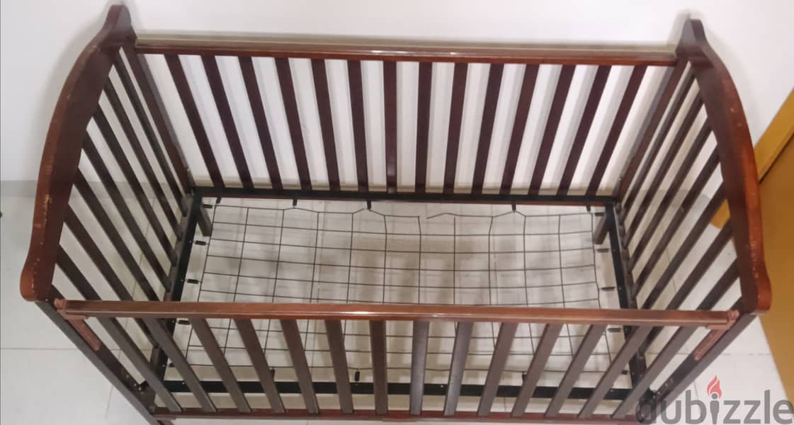 Baby cot with mattress for sale 2