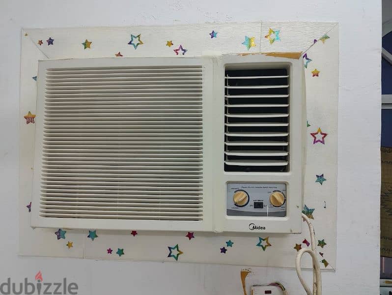 Window AC General & Midea 1.5 ton perfect working condition 1