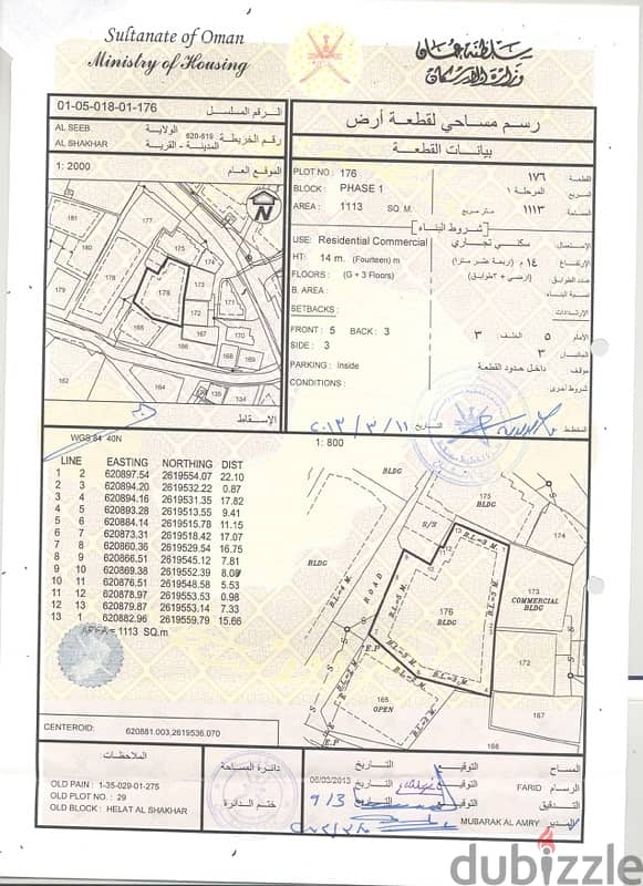 بناية سكني تجاري في سوق السيب 0