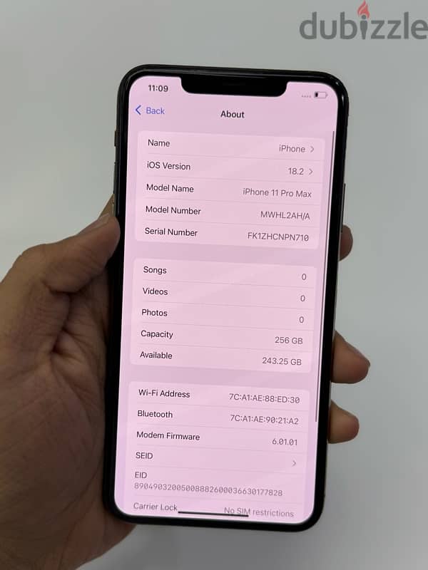 iPhone 11 pro max 256GB battery 92% amazing condition best price 1