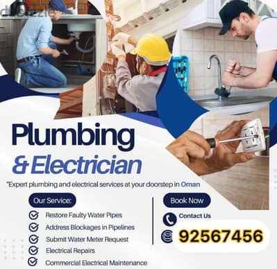 we are professional plumbers and electrician