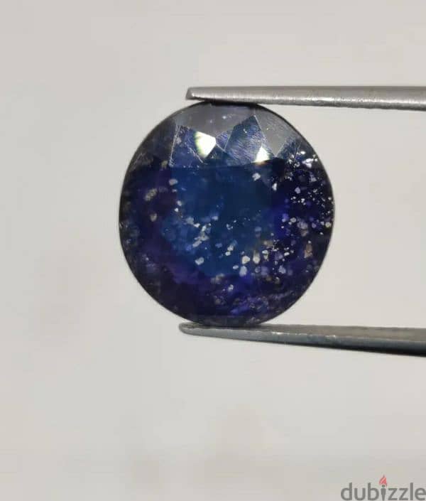 حجر ايولايت حجر النجوم طبيعي natural iolite bloodshot stone 2