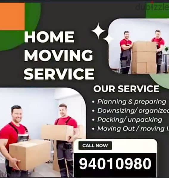 house shifting service charge of Dr 5 0