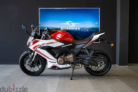 SHARMAX GP 401 Ultra WITH WARRANTY (sport bike دراجة نارية رياضية)