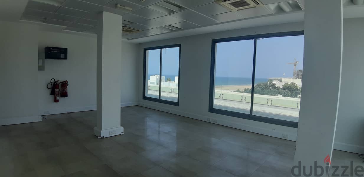 Sea View Office space FOR RENT in Shatti Al Qurum Next to Beach 5