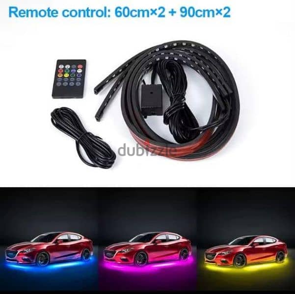 high quality car underglow neon strip lights 1