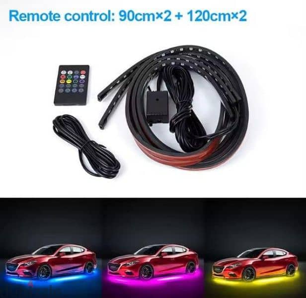 high quality car underglow neon strip lights 4