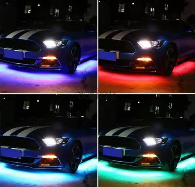 high quality car underglow neon strip lights 5