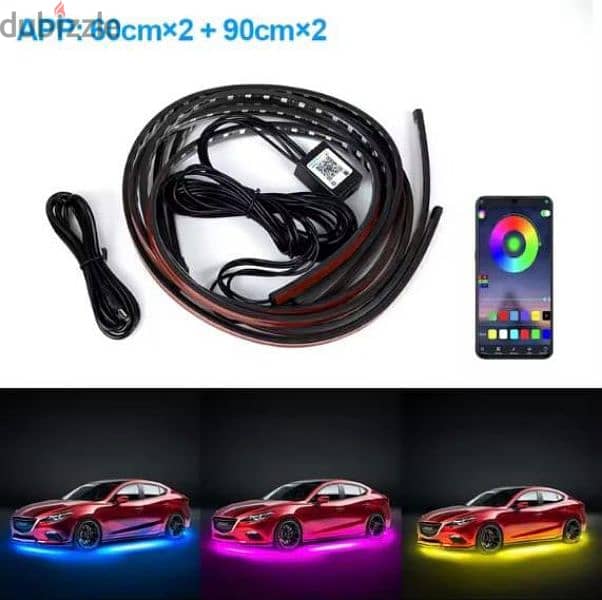 high quality car underglow neon strip lights 7