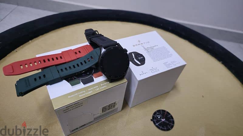 Smartwatch, Oppo phone, HUMAX sattelite receiver 4