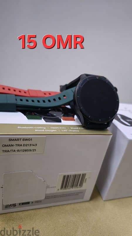 Smartwatch, Oppo phone, HUMAX sattelite receiver 6