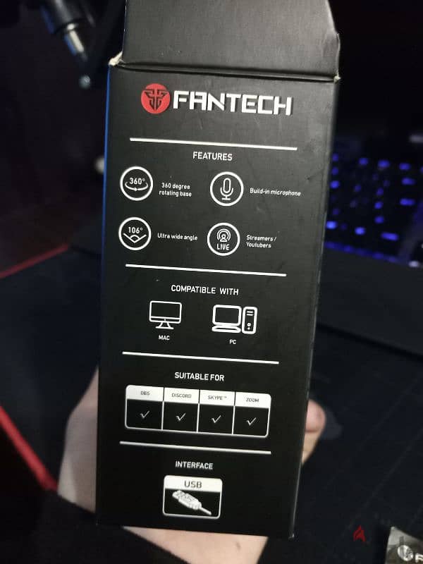 fantech luminous c30 webcam. 2