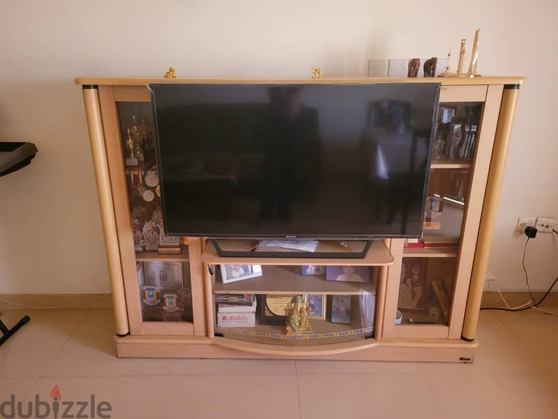 Tv stand with shelf 0