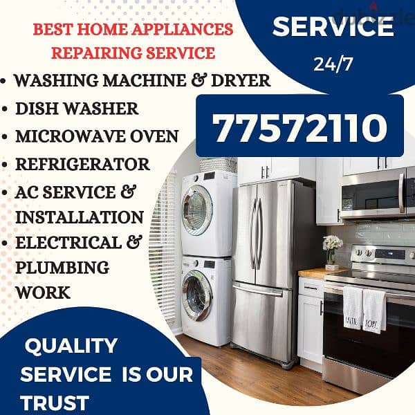 Washing machine and dryer Repairing service 0