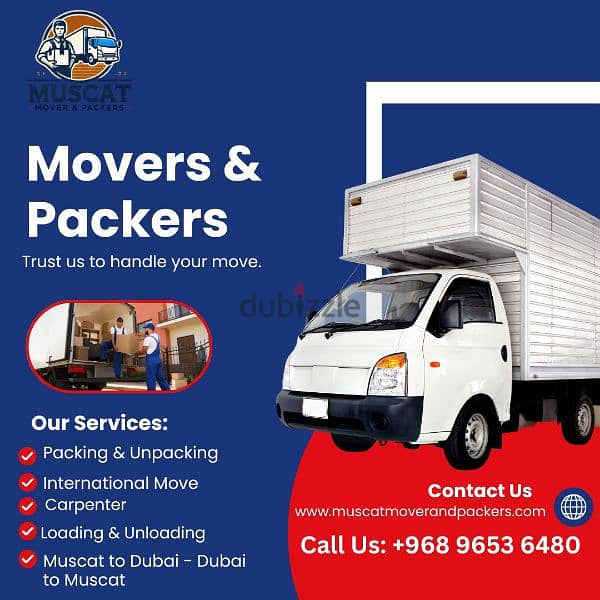 Best Muscat Mover and Packer House shifting office villa stor 0