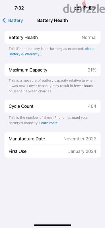 iPhone 15 pro 256 battery 92 3