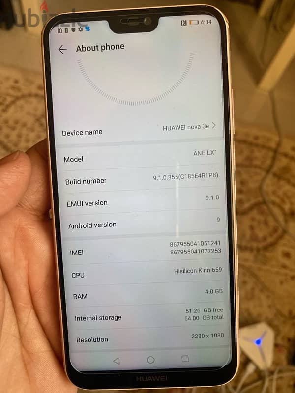 Huawei nova 3 eهواوي نوفا ٣ اي 1