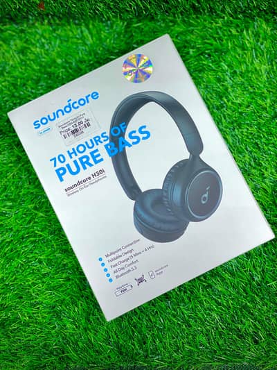 SOUNDCORE BY ANKER 70 HOURS OF PURE BASS WIRELESS ON-EAR HEADPHONE