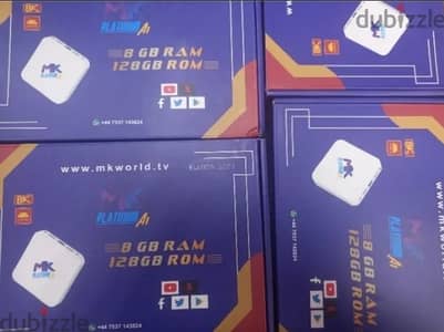 Blue model Android box with 1year subscription All countries channels