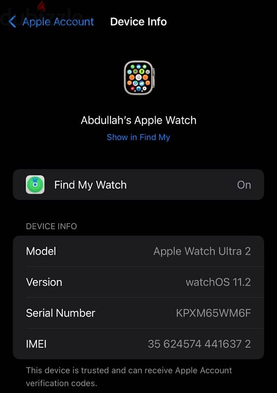 for sale :Apple Watch Ultra 2 like new with very good condition 4