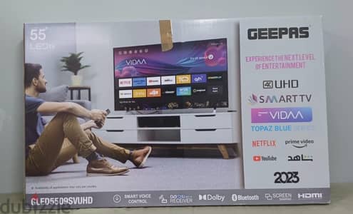 Geepass 55” UHD LED Tv